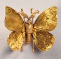 18kt Gold Butterfly Veil Brooch M Buccellati