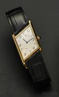 18kt Gold Tank Asymetrique Wristwatch Cartier Paris