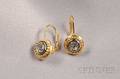 18kt Gold and Diamond Earpendants