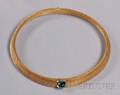 18kt Gold and Green Tourmaline Necklace Tiffany  Co