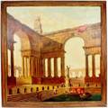 Large Italian Capriccio Oil on Board