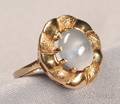 14kt Gold and Moonstone Ring