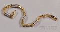 14kt Bicolor Gold Bracelet