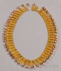 14kt Bicolor Gold Fringe Necklace