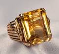 14kt Gold and Citrine Ring