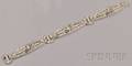 Art Deco Platinum and Diamond Bracelet