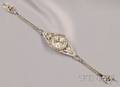 Art Deco Ladys Platinum and Diamond Wristwatch