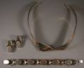 Three Mexican Sterling Silver Jewelry Items