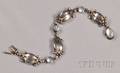 Sterling Silver and Moonstone Bracelet Georg Jensen