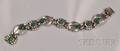 Sterling Silver and Green Onyx Bracelet Georg Jensen