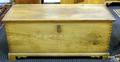 Pennsylvania sulphur inlaid walnut blanket chest late 18th c