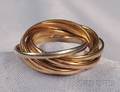18kt Tricolor Gold Rolling Ring Cartier Paris
