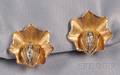 14kt Gold and Diamond Earclips
