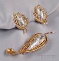 14kt Bicolor Gold and Diamond Suite