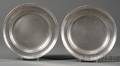 Two Boardman  Co Pewter Plates