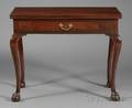 Chippendale Carved Mahogany Gaming Table