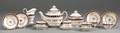 Caughley Porcelain Partial Tea Service