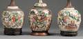 Three Korean Porcelain Jars Mounted as Lamps
