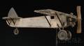 Painted Wood Spirit of St Louis Airplane Weather Vane