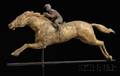 Copper and Cast Zinc Horse and Jockey Weather Vane