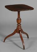 Federal Mahogany and Cherry Tilttop Candlestand