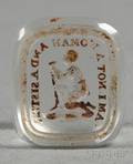 Carved and Engraved Abolitionist Glass Seal