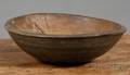 Blackpainted Turned Wooden Bowl