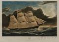 Nathaniel Currier publisher American 18131888 Clipper Ship Dreadnought Off Tuskar Light