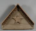 Wooden Barn Pediment Ornamented with a Star