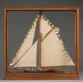 Cased Yacht Model