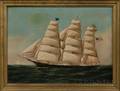American School 19th Century Portrait of a California Clipper