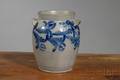 Cobaltdecorated Widemouth Stoneware Jar