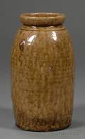 Tall Redware Jar