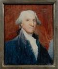 Italian School Portrait Miniature of George Washington