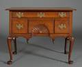 Queen Anne Carved Cherry Dressing Table