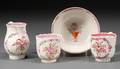 Four Pearlware Table Items