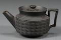 Small Black Basalt Teapot and Cover