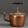 Small Copper and Brass Kettle