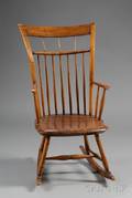 Windsor Bambooturned Armed Rocking Chair