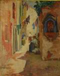 Lawrence W Grant American b 1886 The Court of the Virgin Venice
