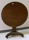 Empire Mahogany Tilttop Pedestalbase Tea Table