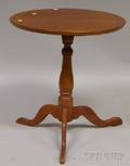Country Federal Pine and Cherry Tea Table