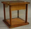 North Shore Popcorn Works Gold Squares Glass and Wood Countertop Case