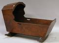 Mahogany Dovetailconstructed Hooded Rocking Cradle