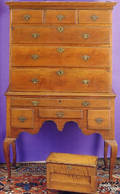 Philadelphia Queen Anne walnut highboy ca 1740