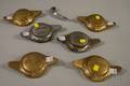 Six Vintage Jaguar Wheel Caps
