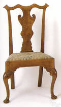 Philadelphia Queen Anne walnut side chair ca 1750
