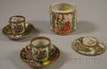 Six Pieces of Chinese Export Porcelain Rose Medallion Tableware