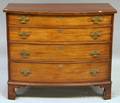 Federal Inlaid Mahogany Bowfront FourDrawer Chest
