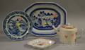 Four Pieces of Chinese Export Porcelain Tableware